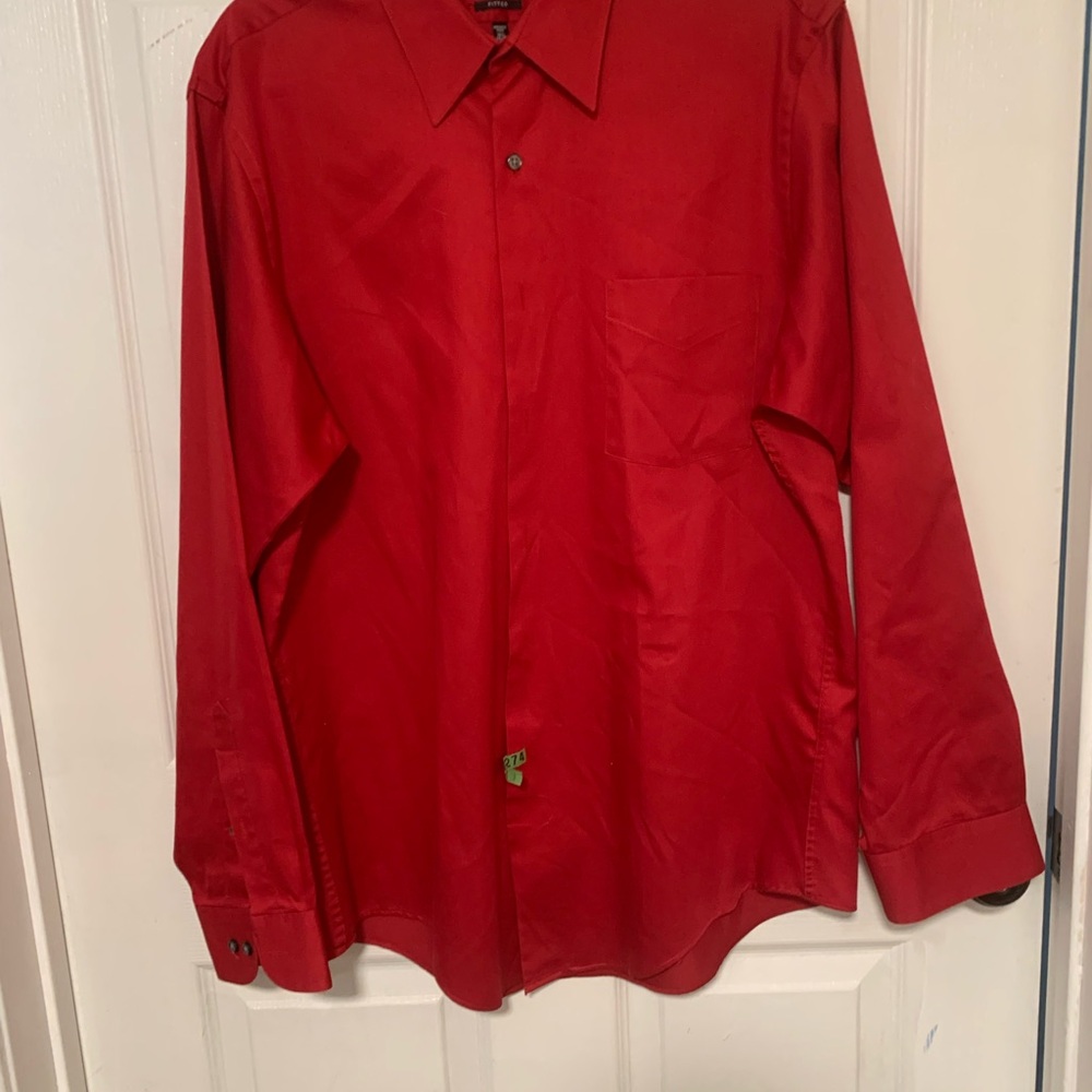 Arrow Red Fitted Shirt